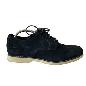 TIMBERLAND Men's Sawyer Lane Navy‎ Blue Suede Waterproof Oxford Shoes Sz 9 9021B